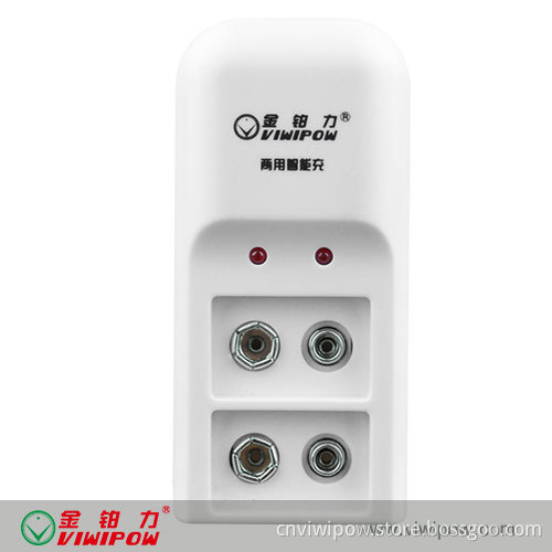 Hot Selling 9V Battery Smart Charger with 2 Slots (VIP-C002)